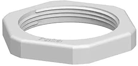 OBO Bettermann 2048094 Gegenmutter, 9 PG, hellgrau, 22 mm x 24 mm, Box mit 100 Stück