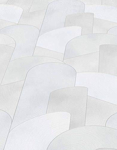 Erismann 10155-31 Elle Papier peint intissé Gris clair