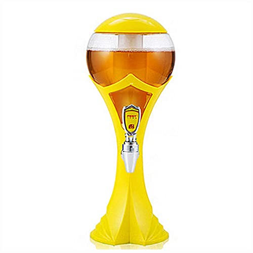 MU Torre de cerveza, dispensadores de barril de cerveza, bomba de cerveza con grifo para bebidas de fiesta, soporte dispensador de cerveza, accesorios de fiesta, 2,0 l