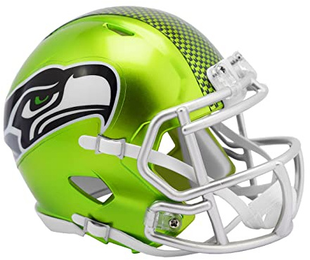 NFL Mini Helm Speed Seattle Seahawks Flash Edition Footballhelm