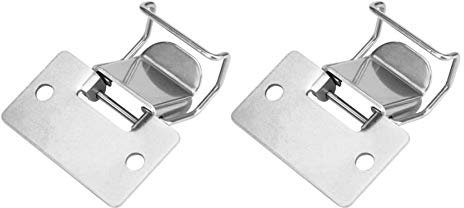 Schrankschlösser Kabinett-Verschluss 2pcs Edelstahl Hardware Tool Box Verschluss-Schnalle Haspe Tür Sicherheitskette