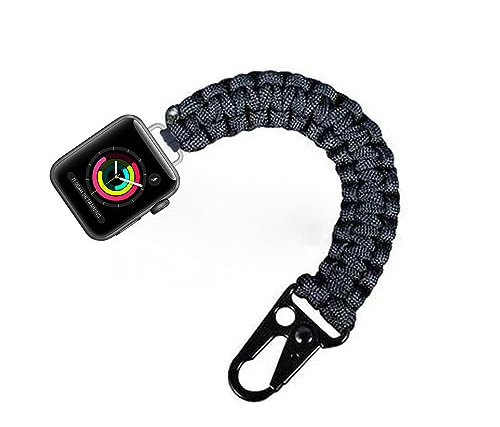 Bshirmay - Band Compatible with Apple Watch Fob 38mm / 40mm Series 9/Ultra 2/SE/8/7/6/5/4/3/2/1 with Clip Clasp, iWatch Series