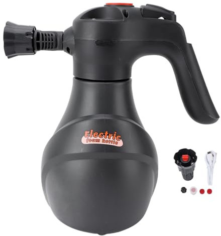 Elektrische Schaumsprühflasche, Schaumsprüher, Wiederaufladbare Akku-Pumpe für die Reinigung von Autowaschanlagen und Gartenarbeiten, mit 600-mAh-Akku
