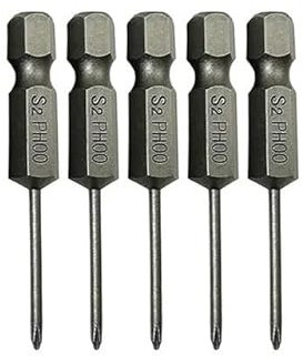 5 pezzi punte for cacciavite a croce punte for cacciavite con codolo esagonale da 1/4 pollici punte for cacciavite elettrico cacciaviti in acciaio legato PH00 PH0 PH1 PH2(PH1 3mm)
