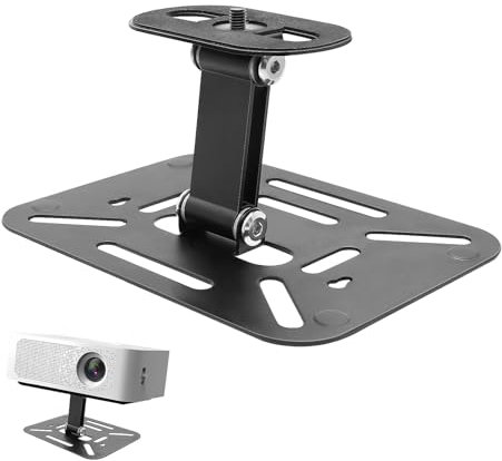 PWGHWG Supporto Proiettore Mini Desktop Supporto per Proiettore Multifunzionale Porta Proiettore con Interfaccia a Vite da 1/4 Di Pollice Adatto per Camere Soggiorni Sale Conferenze Aule