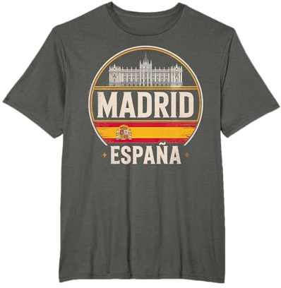 Madrid España City Travel España Experiencia Camiseta