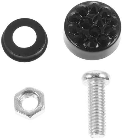 PAMINGONO 1 set Viti e Clip per Targa Auto Accessori Fissaggio per Facile Installazione e Alta Compatibile con Maggior Parte delle Targhe Automobilistiche