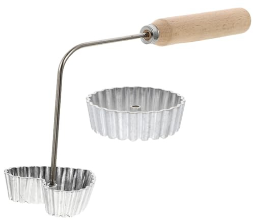 CIYODO Stampo per Snack Fritti in Inossidabile con Manico per Frittura Domestica Formine Antiaderenti Resistenti e Facili da Pulire Utensile da Cucina per Frittelle e Arancini