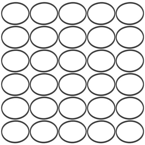 VALICLUD 30 Stück Gummiriemen 44mm X 1,2mm für Cd- Dvd und Videorecorder Ersatz Antriebsriemen für Kassettenrekorder mit Geräuscharmem Lauf Vielseitig und Langlebig