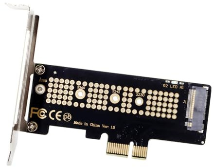 Xiwai Low Profile PCI-E 3.0 x1 Lane auf M.2 NGFF M-Key SSD Nvme AHCI PCI-Express Adapterkarte