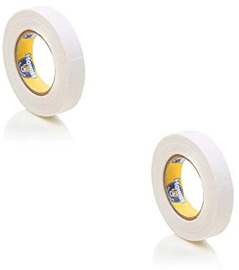 Howies Hockey Tape 0.5 Knob Tape - White 2 Pack - Strong Grip, Long-Lasting Adhesive Stick Tape for Hockey, Lacrosse, Baseball - Professional Quality