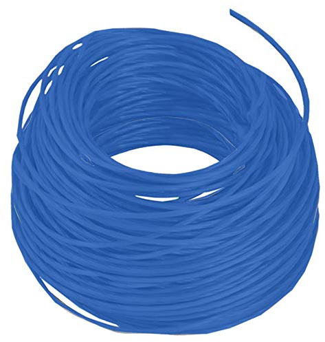 SPARES2GO Strimmer Line Spool Refil Compatible with MacAllister MGT430 MGT600 MGTP600 Trimmers 30m x 1.5mm (Blue)