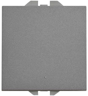 Pulsador ancho Simon 20000150-096 Simon 270 Titanio 2 modulos
