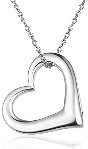 TANGPOET Asche Anhänger 925 Sterling Silber Urnenketten für Asche Kette Urne Halskette, Andenken Halskette Schmuck für Mum Dad Frauen Männer Haustier mit Geschenkbox