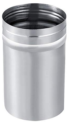 Espolvoreadora de especias en, Stainless Steel Spice Jar Season Coffee Bottle Acero Inoxidable 401Tamiz Harina Dispensador Polvo Coctelera Chocolate para Restaurante Cocina Casa (L) Kitchen To
