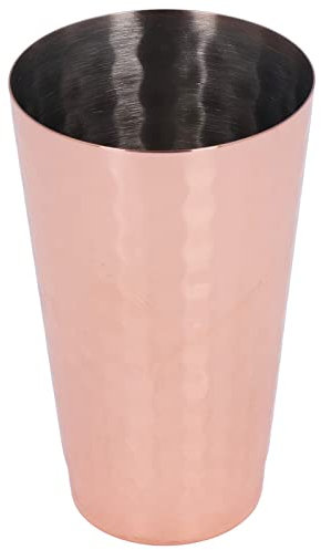 Cocktail-Shaker, Cocktail-Mischglas, konisch, verkupfert, Retro-Mischglas
