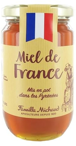 FAMILLE MICHAUD Miel De France Liquide 375G - Douceur authentique de nos terroirs pour votre petit-déjeuner - Pot refermable de 375g. - Lot De 3 - Vendu Par Lot