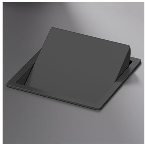 Bote de basura empotrado de acero inoxidable para encimera, conducto de basura integrado, gabinete de cocina, cubo de basura integrado con tapa oscilante, cubo de basura para baño, hotel, restaurante.