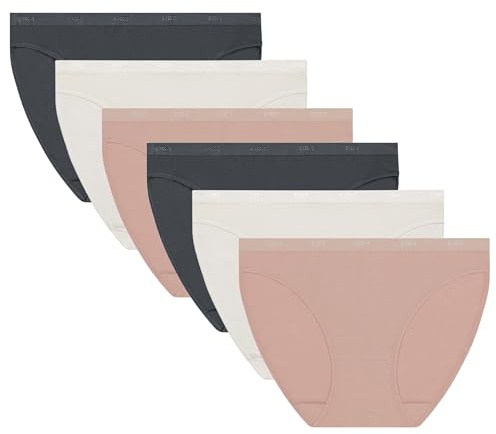 Dim Lot de Culottes Les Pockets Ecodim Coton Confortable Femme x6