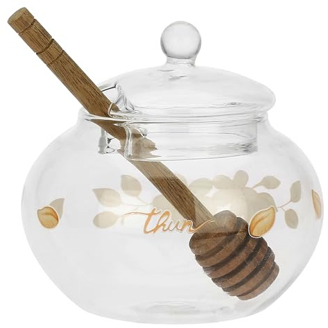 THUN - Mini Honigglas - Borosilikat - Kollektion Bomboniera - Ø 10,1 cm - Höhe 10 cm