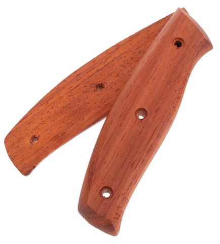 ULTECHNOVO Abnehmbarer Holzgriff Griffersatz Aus Massivholz Rutschfest Für Küchenmesser Gemüseschneider Universeller Messerhalter Ergonomisch