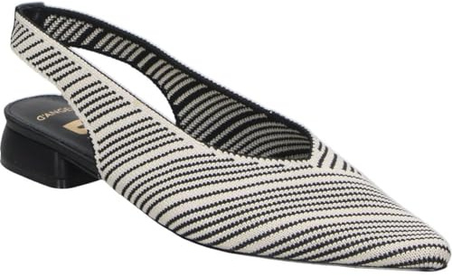 DANGELA | Zapato Estiloso D'Angela para Mujer – Zapato con Rayas Diagonales sin Cierre – Elegante y Versátil – Moda – Modelo DDN30590