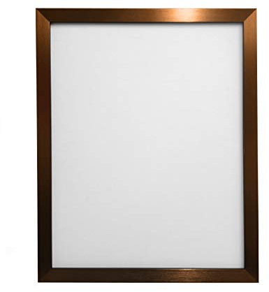 FRAMES BY POST 0.75 Inch Bronze Picture Photo Frame A3 Plastic Glass