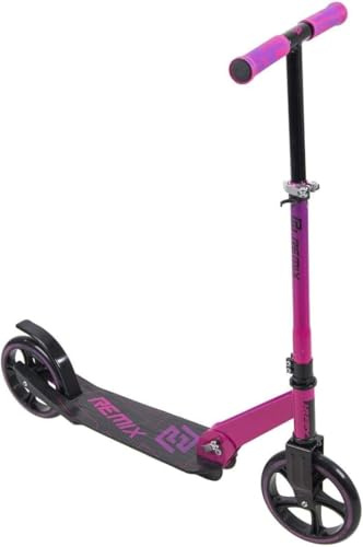 Huffy Remix Faltbarer Inline-Scooter für Mädchen, Rosa, 200 mm