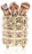 Tompig Organizador de Brochas de Maquillaje, Handcrafted Crystal Makeup Brush Personalizado para Cejas y Lápices