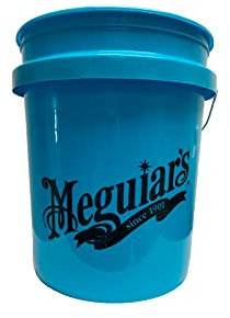 Meguiar's RG206 Blue Hybrid Ceramic Large Car Wash Bucket 5US Gallon (Grit Guard compatible / sold separately)