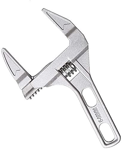 Xchmtech Verstellbare Schraubenschlüssel, Maulschlüssel, 6–68 mm, ultradünner Schaltschlüssel, Schaft, Klempner, Badezimmer, Handwerkzeug