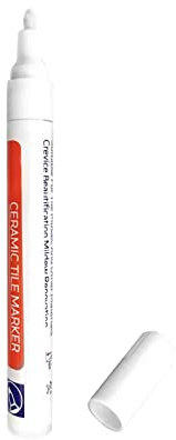 Weiße Fliesenstifte, Fugenstift für Fliesen, Reparaturstift für Fliesen, Stifte zum Verschönern von Fliesen, für Küche, Badezimmer, Boden, aus Keramikfliesen (weiß)