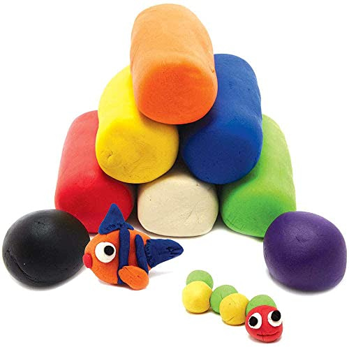 Baker Ross FC865 Knete - 10er Pack, Modelliermasse für Kinder, Bastelmaterial für Kinder