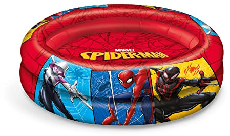 Mondo Toys - SPIDERMAN| 2 Rings Pool - Piscina gonfiabile per bambini 2 anelli - diametro 100 cm - +10 mesi - 16931