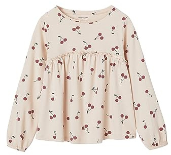 Vertbaudet Mädchen Blusenshirt mit Print pudrig rosa 158