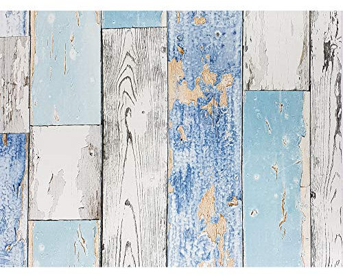 Klebefolie Möbel 90x50cm | Möbelfolie selbstklebend in Holzoptik | Folie für Möbel zur schnellen Renovierung von Türen, Schränken und Regalen | Möbelfolie dekorativ und pflegeleicht | Meeresholz