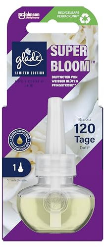 Glade Electric Scented Oil Duftstecker Nachfüller, Superbloom, 1er Pack (1 x 20 ml)