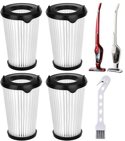 4 Pack VAF-1TM Filter Replacement for Electrolux Ergorapido Stick Vacuum EHVS2510AW VS3510AR Standard & Pet Version PureAdvantage PureAdvantageTM Ergorapido Vacuum, Part # EL65522