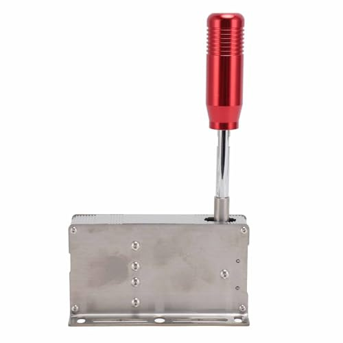 Tangxi USB Sequential Shifter, PC USB Simulator Shifter, PC SIM Racing Gaming Shifter, für G25 G27, für für T500, für 11 10 7 XP (Rot)