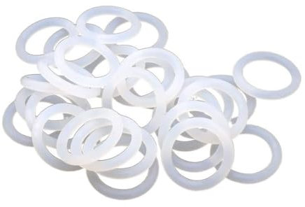 Silikon-O-Ringe, 10 Stück, Dicke 3 mm, weiße O-Ringe, Dichtung, Außendurchmesser 10–150 mm, Silikon-O-Ringe(17 * 3 mm)