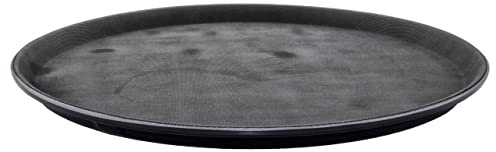 AcMax Gastrotablett rund 40,5 cm Durchmesser Tablett Antirutsch beschichtet