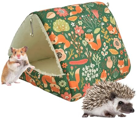 Baoqifong Hamsterbett, Meerschweinchen Kuschelhöhle, Gemütliches Höhle Hundebett, Kaninchen Kuschelhöhle Waschbar, Winter Kleintierbett Versteck Für Meerschweinchen, Chinchilla, Hamster, Igel