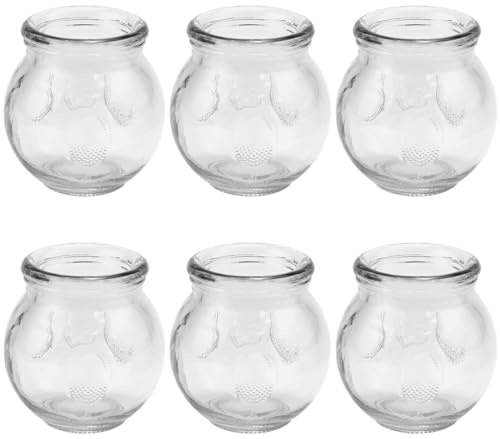 6 Pcs Cupping Therapy Set, Thickened Non-Slip Glass Cupping Device, Chinese Style Vacuum Suction Cupping Massage to Relieve Fatigue and Muscle Soreness