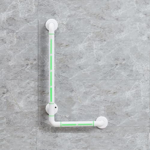 Haltegriffe für Senioren, 60 x 40cm Haltegriff Dusche Anti-Rutsch, Duschgriffe für Senioren Badewannengriffe aus Edelstahl, L-förm Griffstangen für das Bad