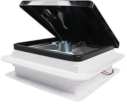 RWSXY Ventilatore di Scarico per Ventilazione, Ventilatore di Scarico Solare per tettuccio apribile per Camper, Ventilatore di Scarico Solare per Villa, Ventilatore di Ventilazione per Esterni, v