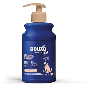 DOUXO® Skin & Coat SPA - Champú acondicionador 2 en 1 ultrasuave para Perros, 250 ml, Limpia e hidrata profundamente la Piel, Deja el Pelo Suave, Sedoso y desenredado, fórmula respetuosa con la Piel