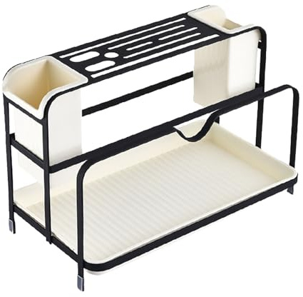 ZPSHYD Portable Waterproof Lunchbox Bag, Thermal Food Container with Zipper Pocket, Navy Blue, Ideal for Picnic Office Outdoor Use, Includes Chopsticks Draining Rack, Black