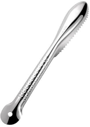Hohopeti Squamatore per Pesci per Uso Domestico Strumento Portatile per Rimozione delle Squame dei Pesci Attrezzo da Cucina Pratico e Resistente