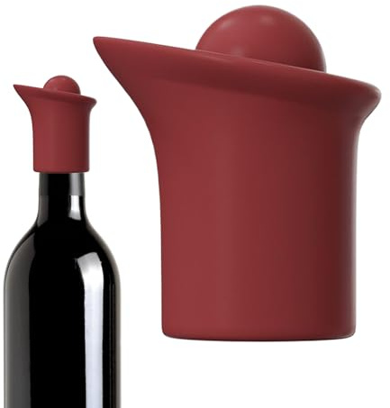 Tapones para botellas de vino de silicona, cierre hermético para cocina, bar, hogar, restaurante, fiesta, camping, pícnic