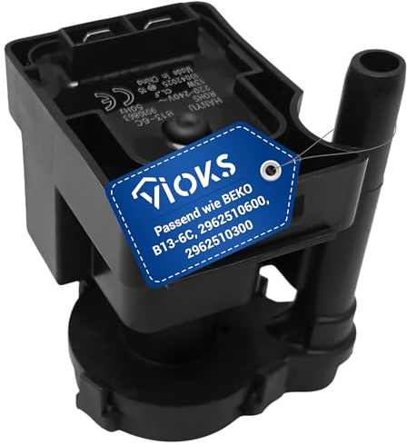 VIOKS Pompe à condensat 13 W de rechange pour sèche-linge Blomberg Arcelik 2962510300 B13-6B B13-6C Pompe à eau de condensation pour sèche-linge DCU DNM DPU DPY DPS DTB DTG